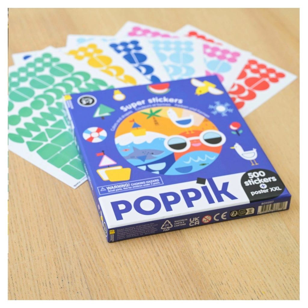 Super stickers - Couleurs et Formes - Poppik