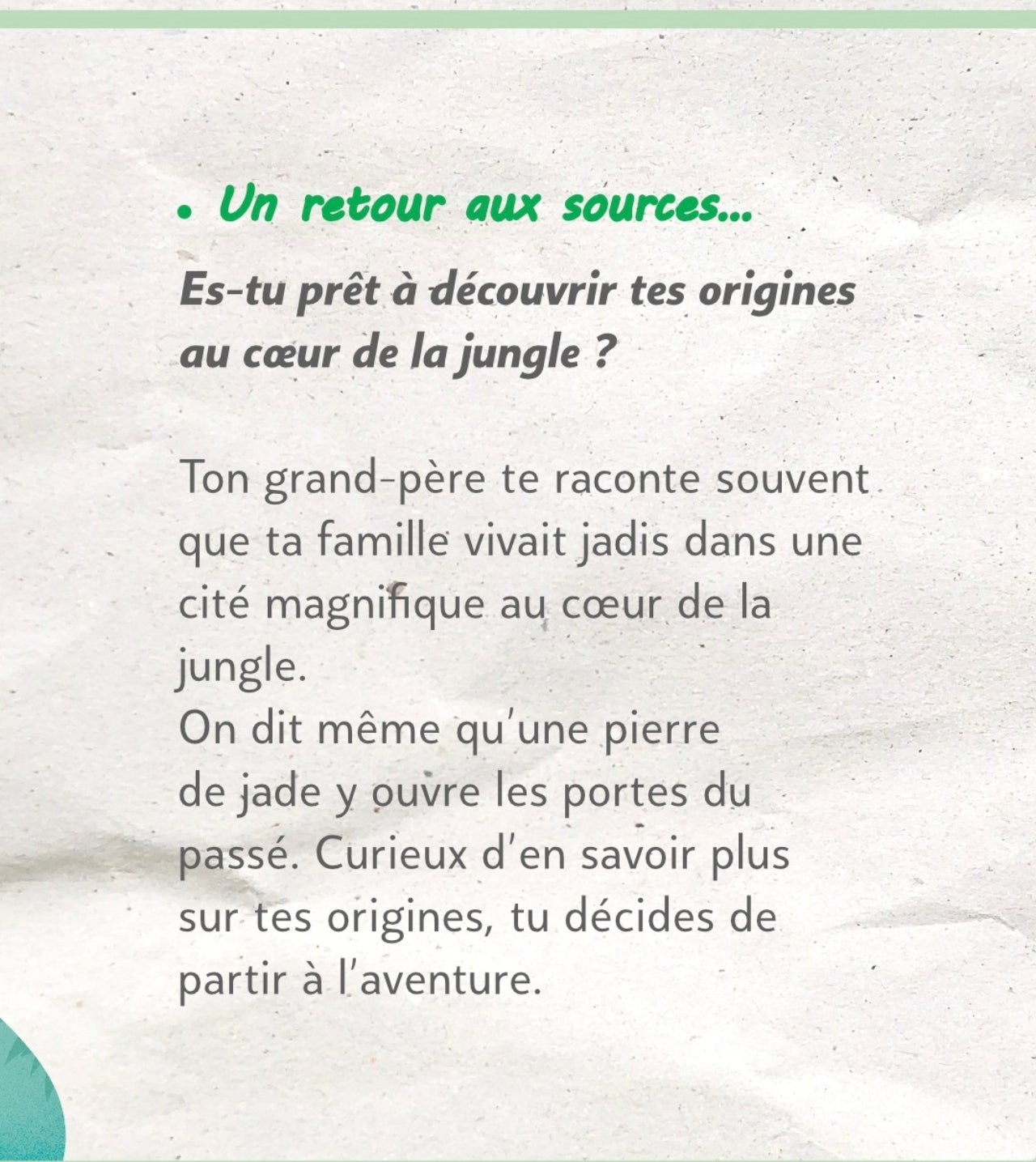 Livre Ma Première Aventure - Au coeur de la Jungle