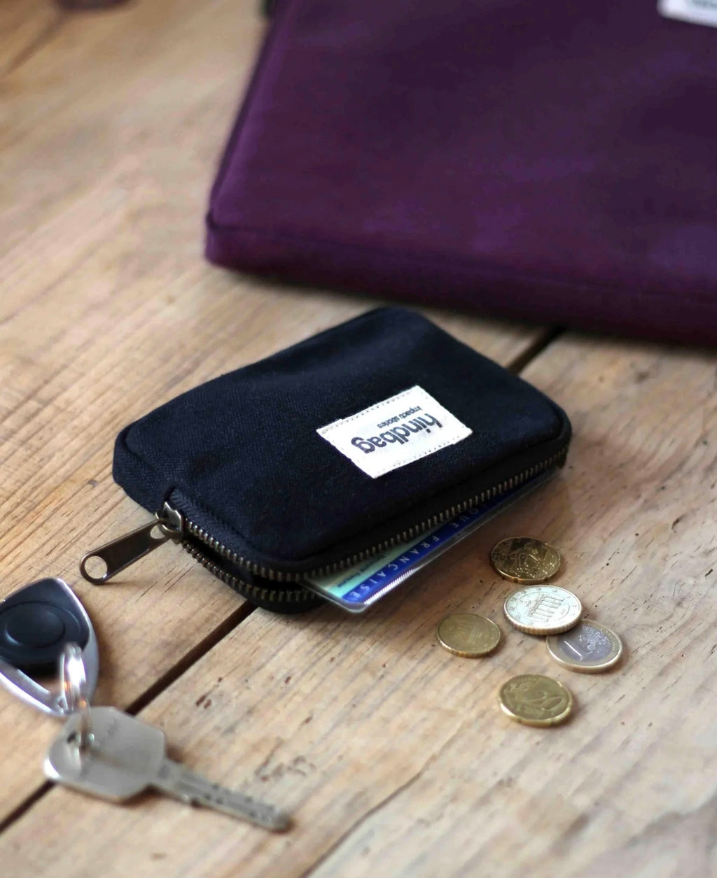 Porte-monnaie Lili - Noir -  Hindbag
