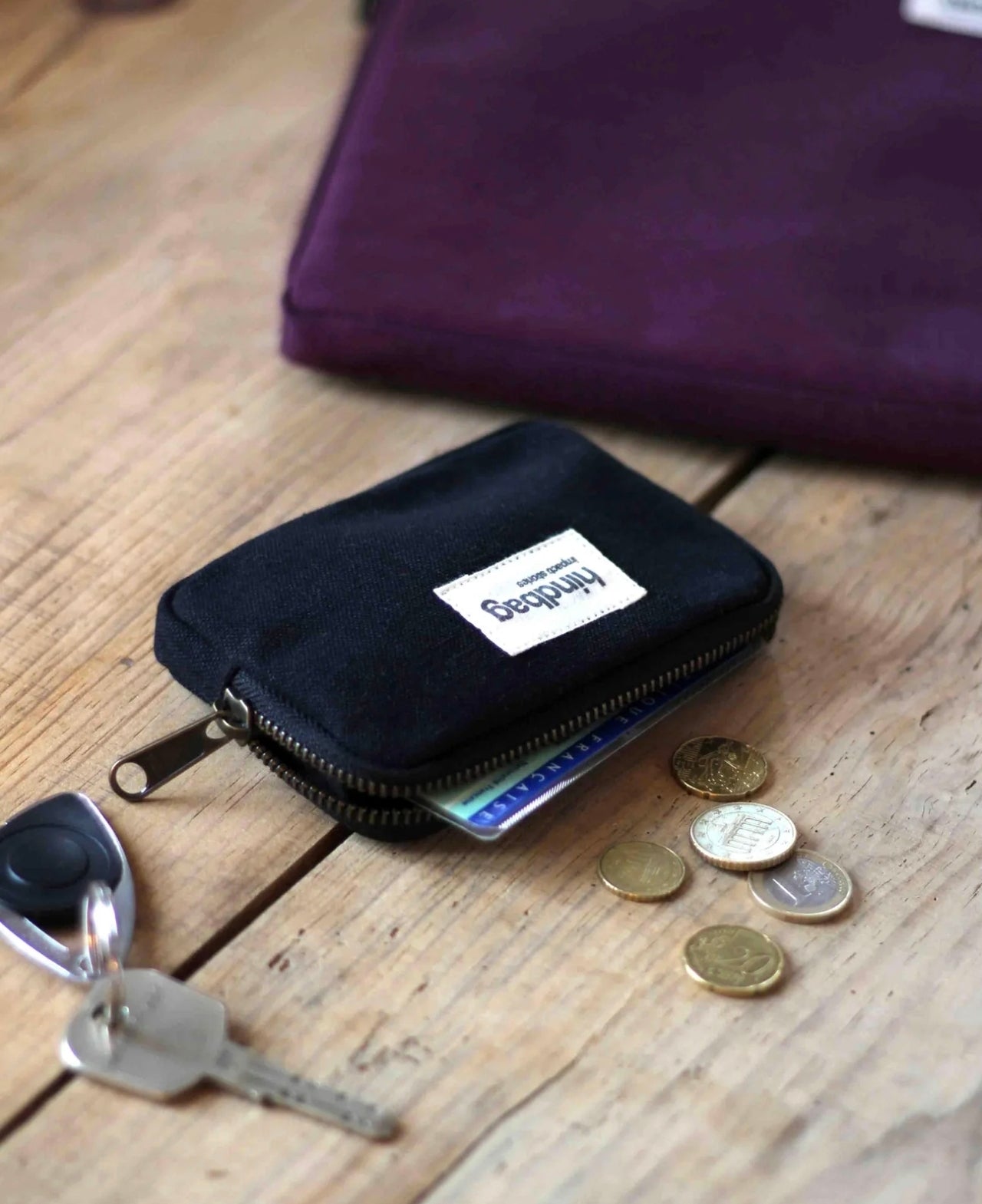 Porte-monnaie Lili - Noir -  Hindbag