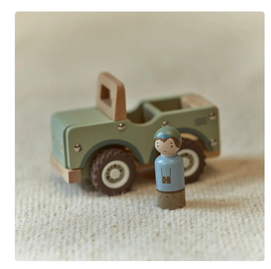 Voiture safari avec figurine - LIttle Dutch