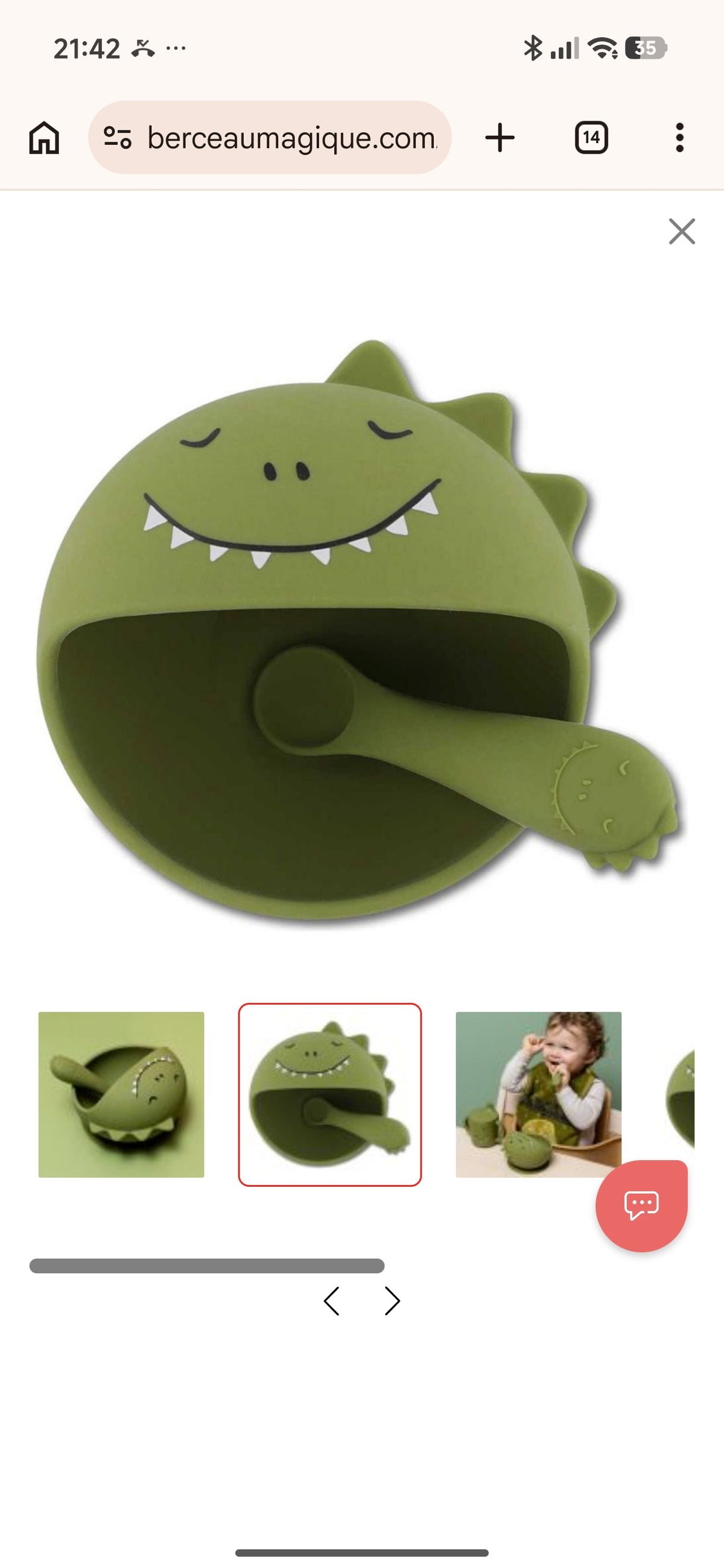 Premier set de repas - Mr Dino - Trixie