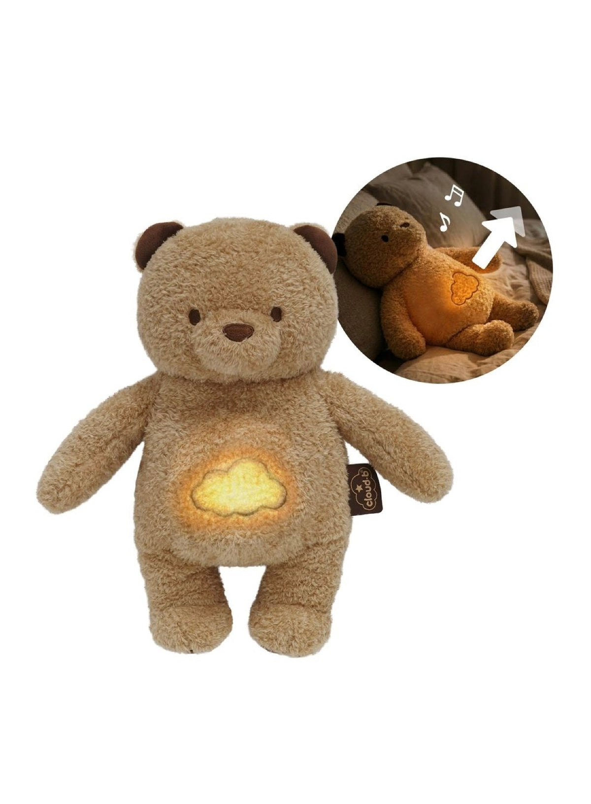 Cookie - L'ours musical et lumineux qui respire - Cloud B