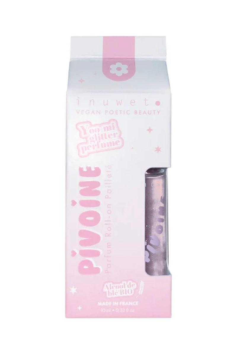 Parfum roll-on pailleté - Pivoine - Inuwet