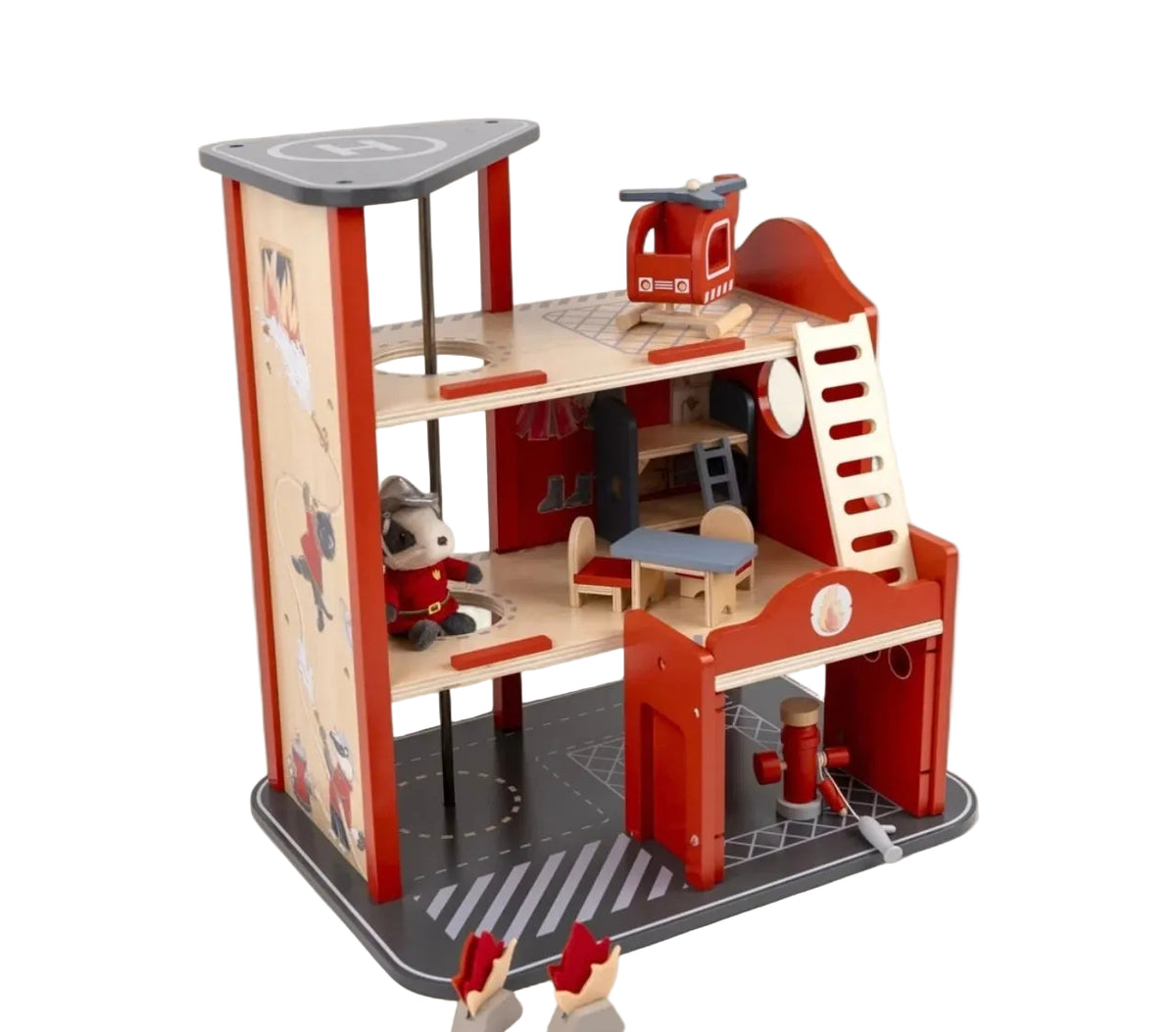 La grande caserne de pompier et son ami miniature - Egmont Toys