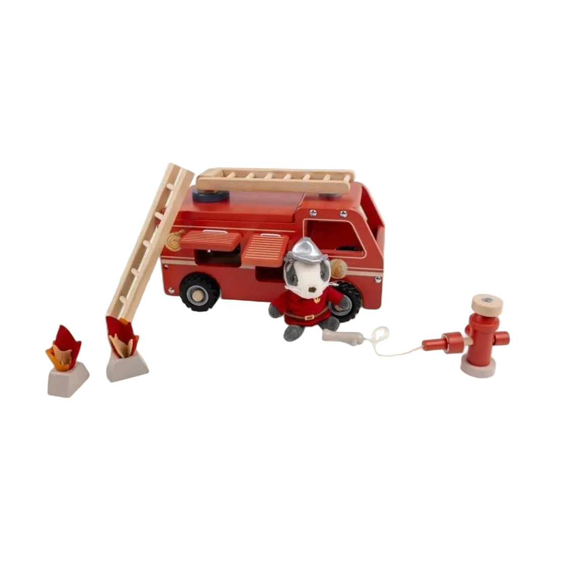 La grand camion de pompier et son ami miniature - Egmont Toys