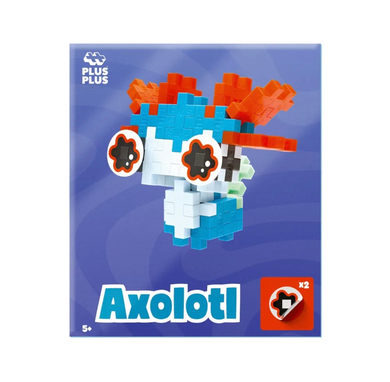 Jeu de construction Pop Animaux - Axolotl bleu - Plus Plus