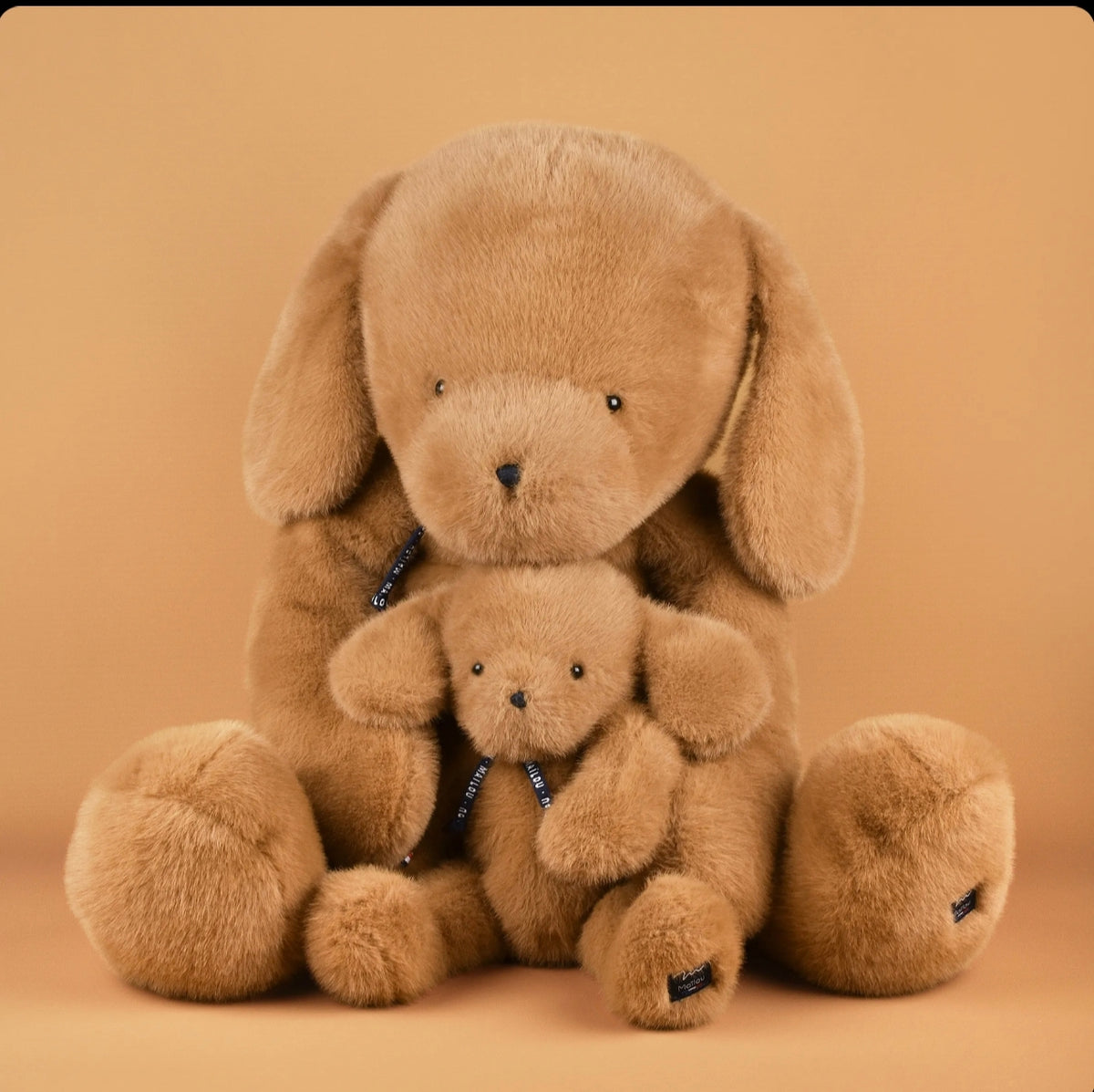 Peluche chien Sowen 40 cm - Caramel Salé - Maïlou