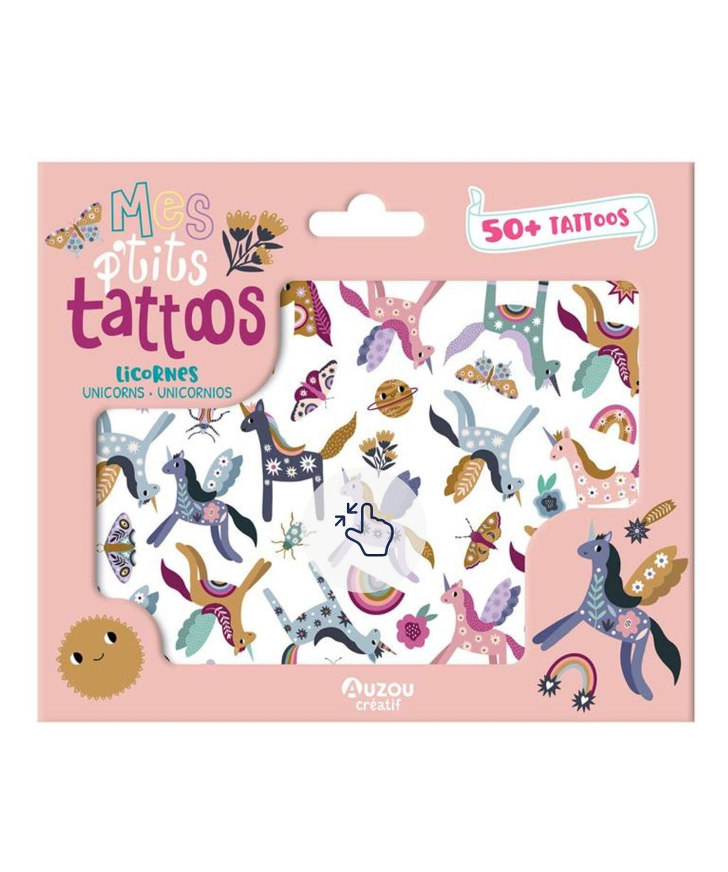Mes Petits tattoos - Licorne - Auzou