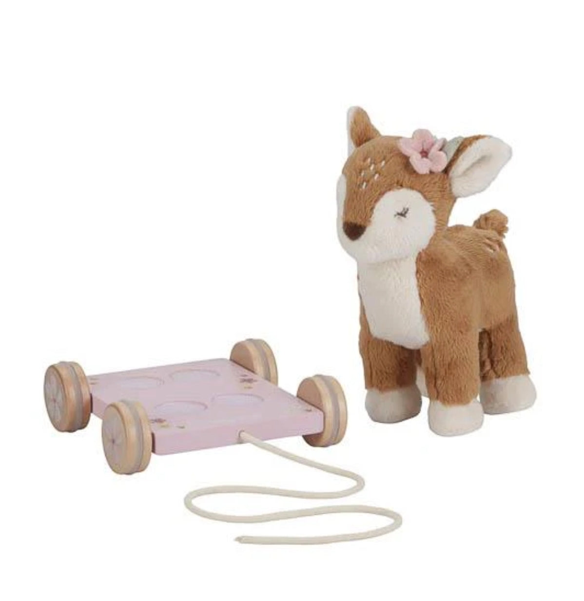Peluche à tirer faon - Fairy Garden - Little Dutch