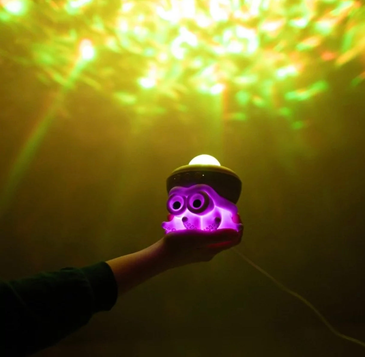Veilleuse projecteur et enceinte bluetooth - Octopus - Mary's