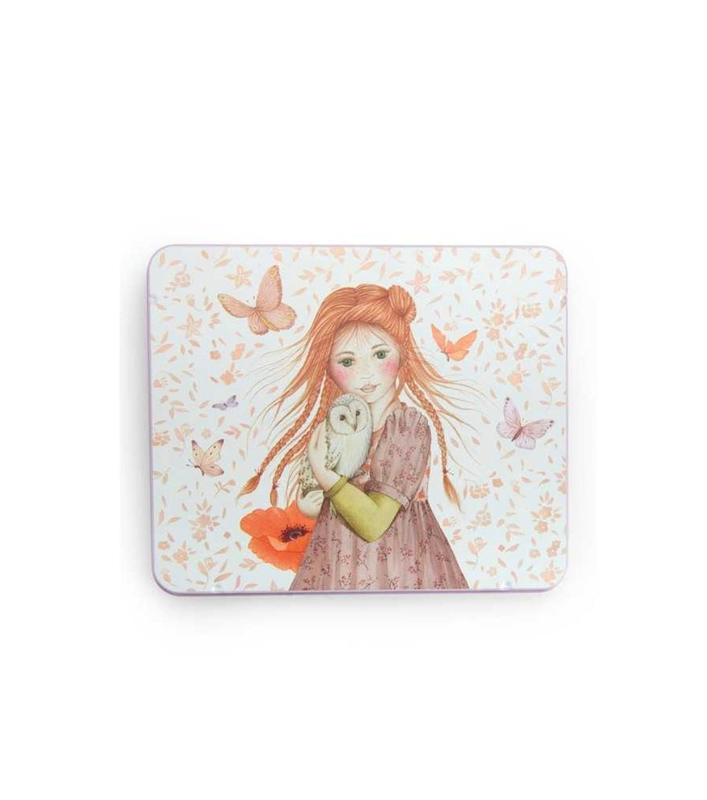 Boîte métal 50 crayons pastels - Les Rosalies -  Moulin Roty