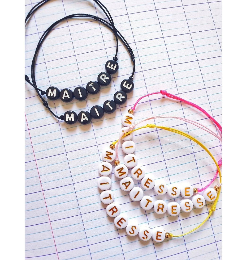 Bracelet coulissant - Maitre - Mini Galaxie
