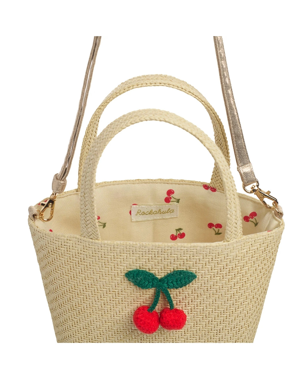 Sac Panier  -  cerise - ckahula