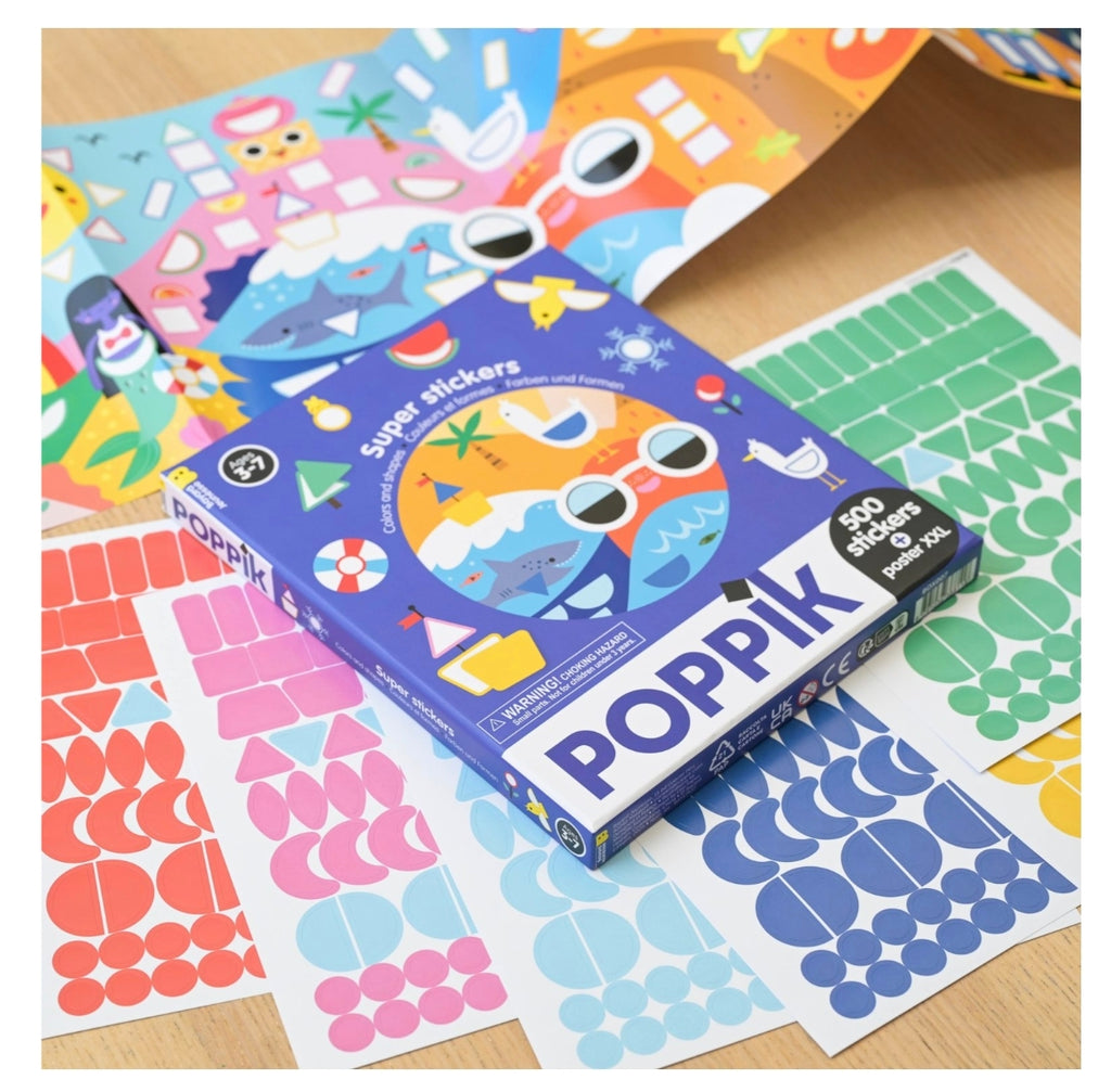 Super stickers - Couleurs et Formes - Poppik