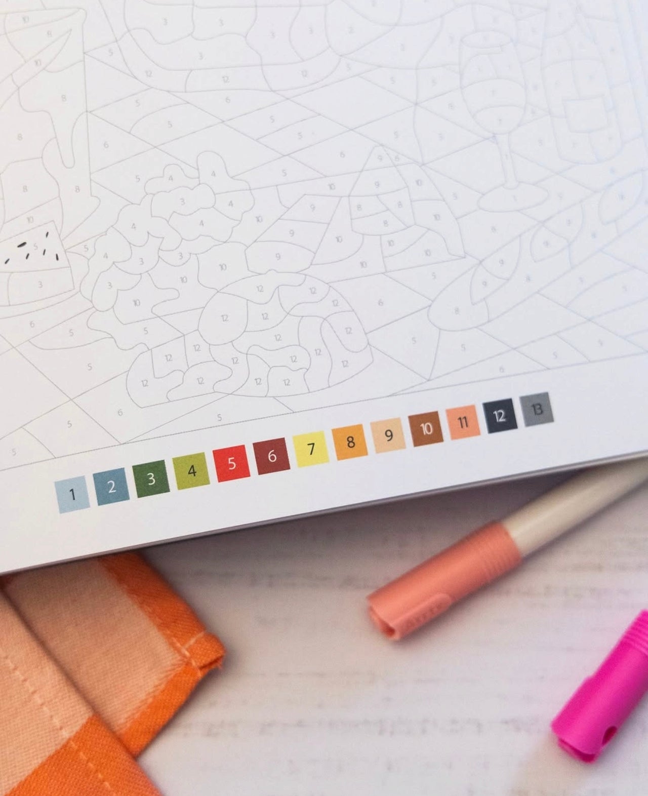 Coloriage au numéro - Monde et Merveilles - Solar