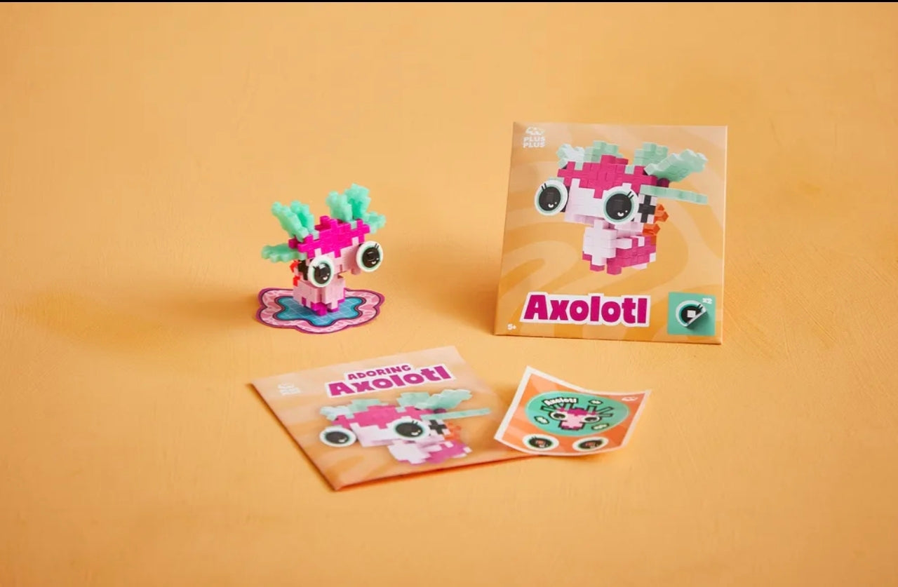Jeu de construction Pop Animaux - Axolotl - Plus Plus