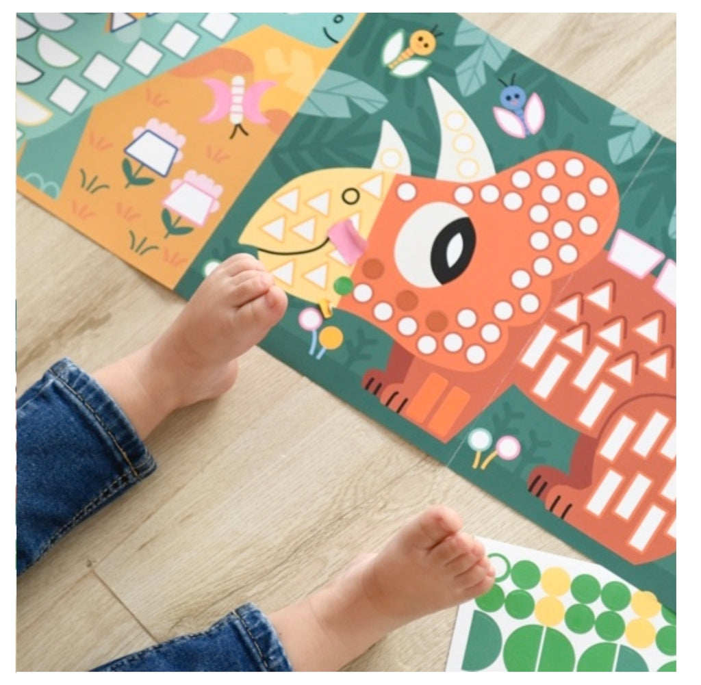 Poster panoramique et stickers - Dinosaures - Poppik