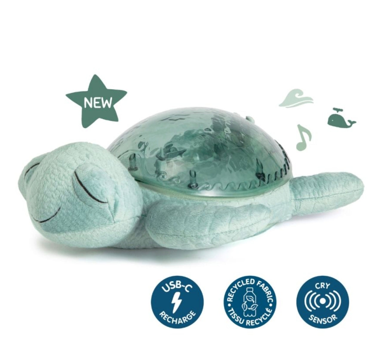 Peluche veilleuse projecteur - Tranquil turtle - Cloud B