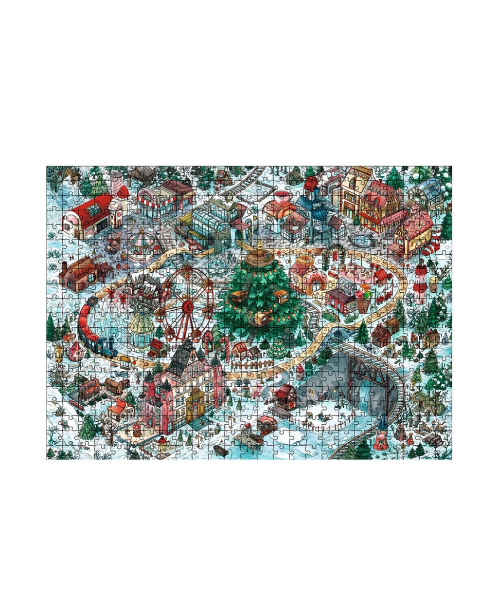 Puzzle 500 pièces - Mémoires de la forêt Hiver - L'école des Loisirs