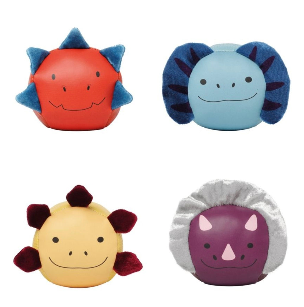 Set de 4 balles sensorielles Dooballs - Dinosaures - Little Big Friends