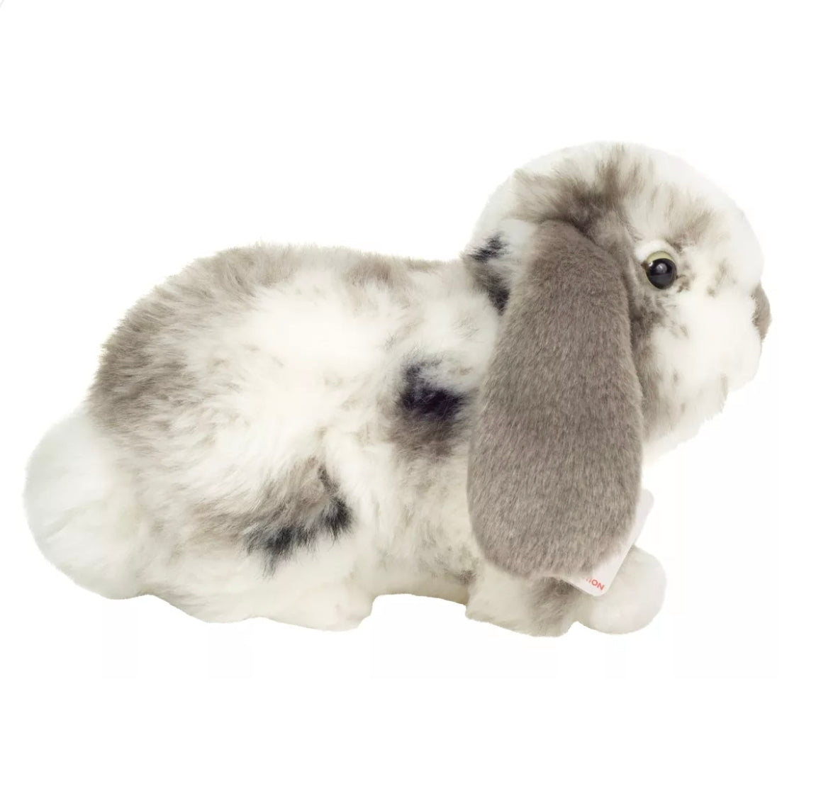 Peluche lapin bélier couché 23 cm -Gris -  Teddy Hermann