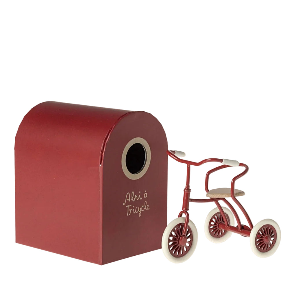Vélo et son abris - Rouge - Maileg