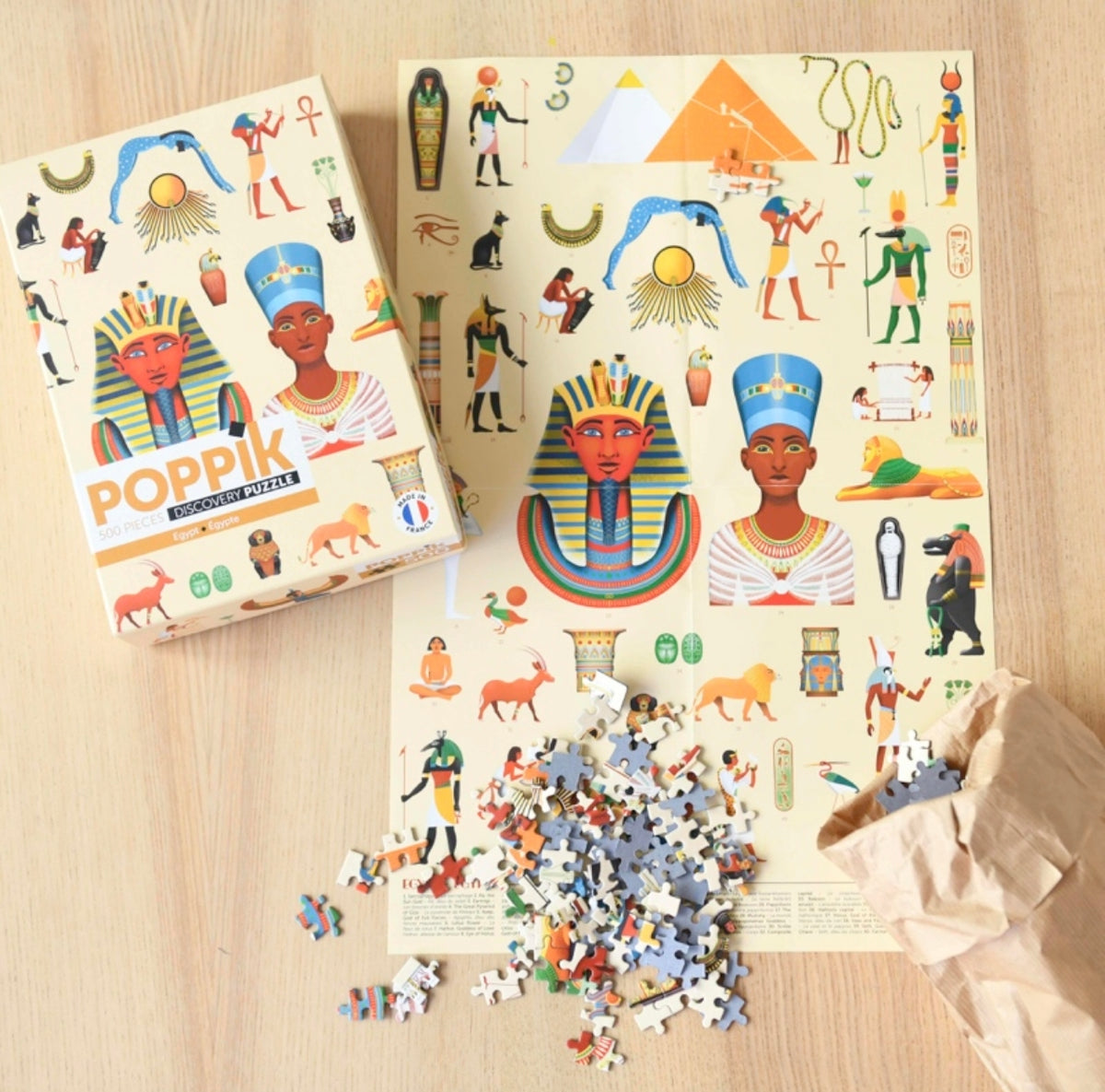 Puzzle 500 Pièces - Egypte - Poppik