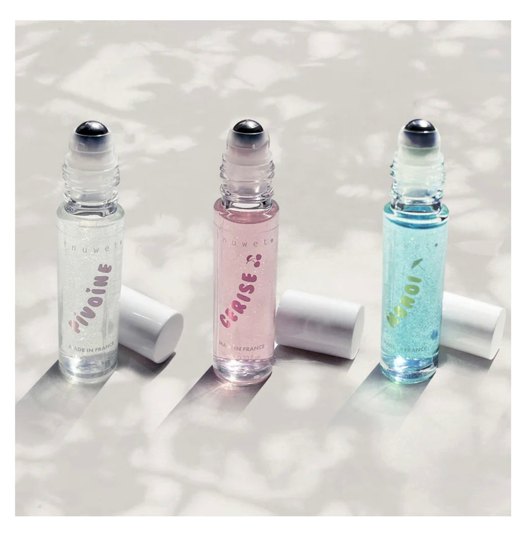 Parfum roll-on pailleté - Pivoine - Inuwet