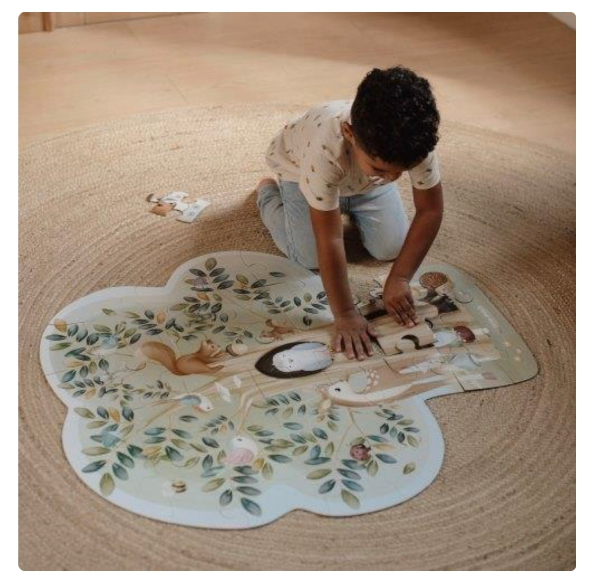 Puzzle de sol en carton FSC - Forest Friends - Little Dutch