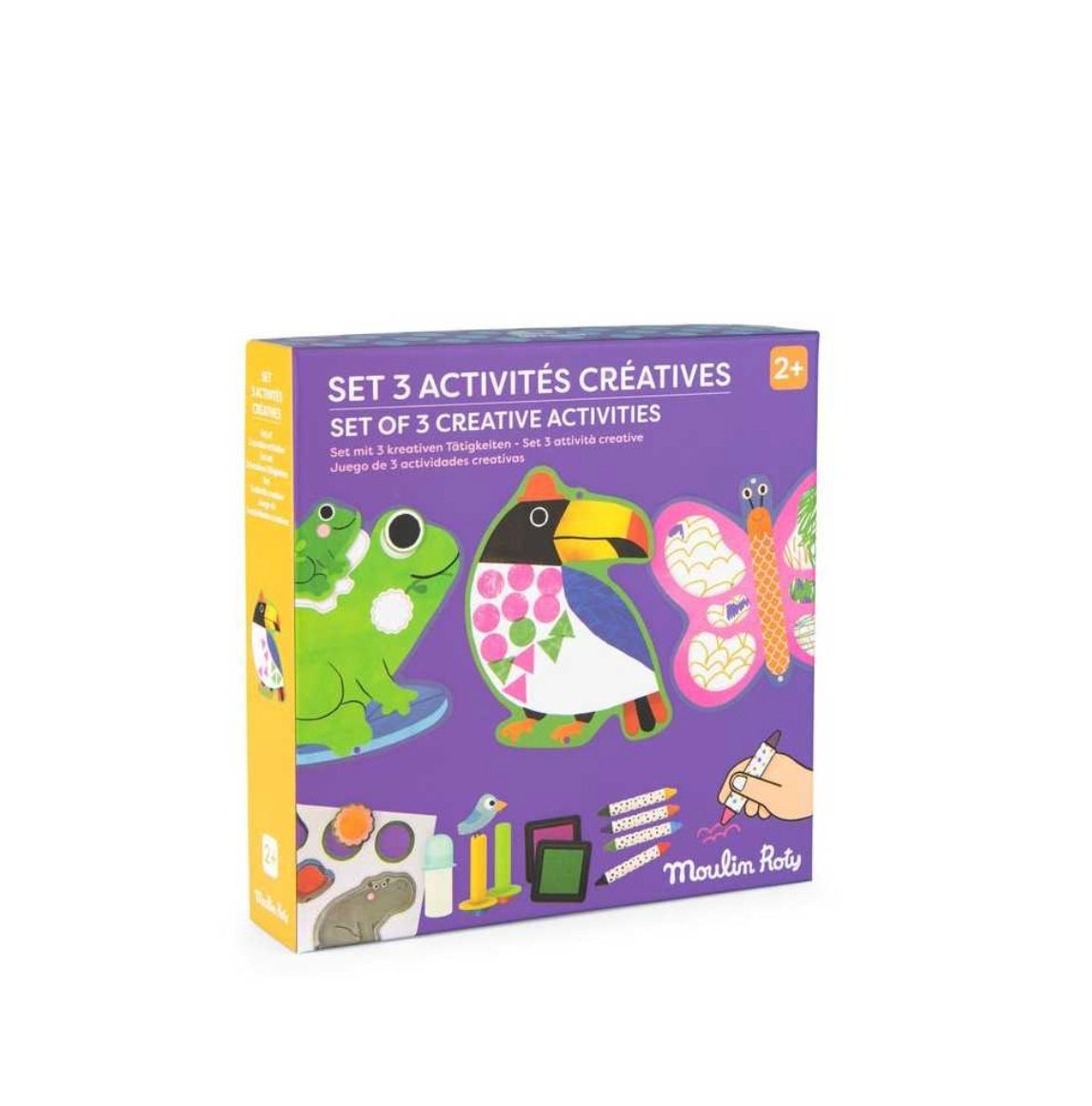Set de 3 activités créatives - Les toupitis - Moulin Roty