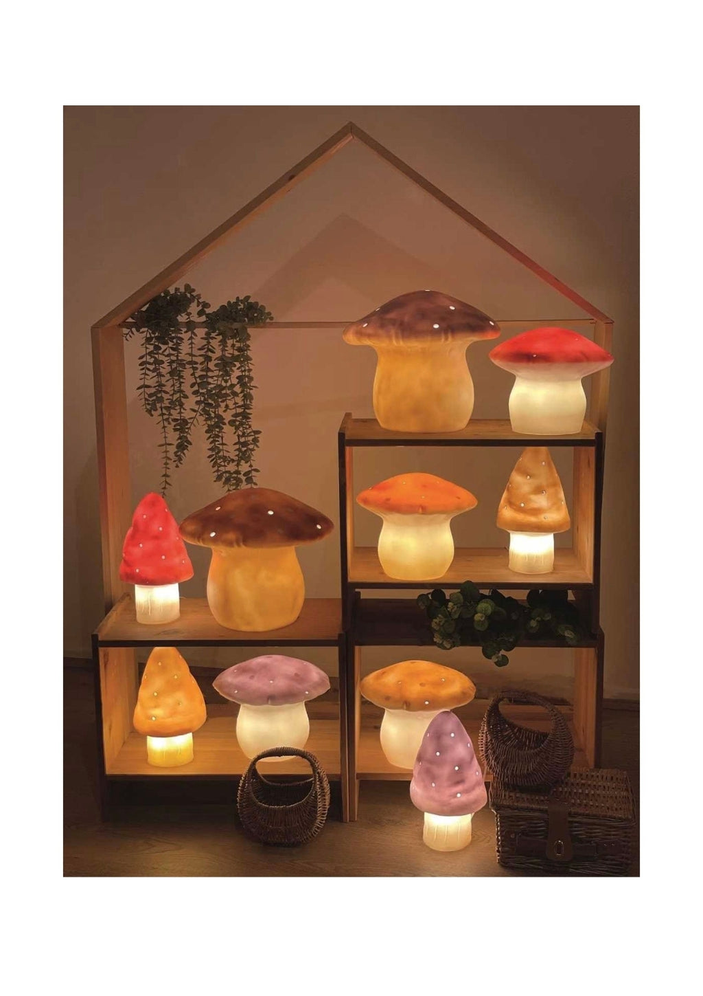 Moyenne lampe champignon - Rouge - Egmont Toys