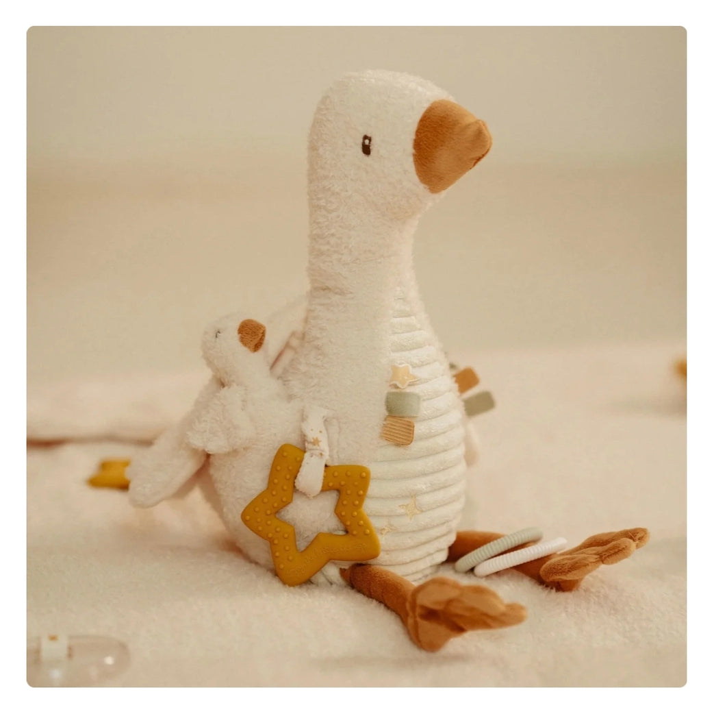 Peluche d'activités Oie  - Newborn - Little Dutch