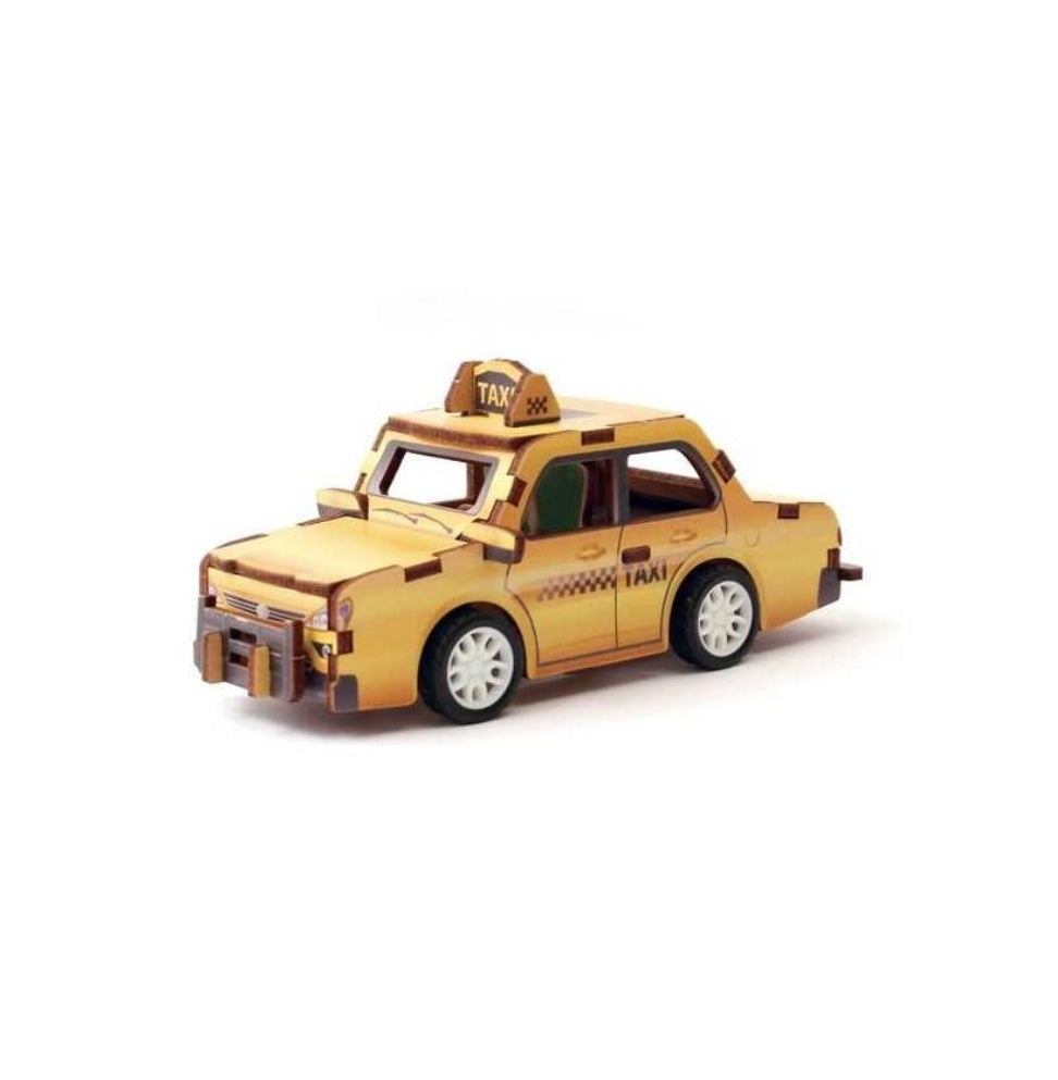 Maquette bois - Véhicule taxi - Graine Créative