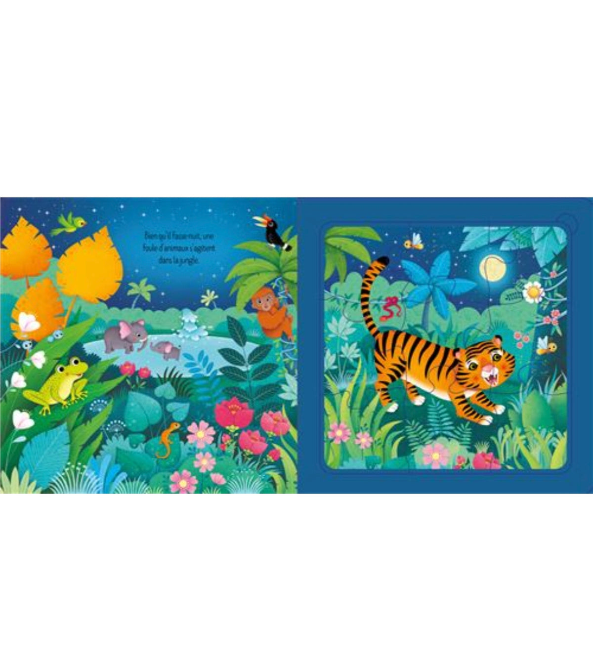 Livre puzzle - La Jungle - Usborne