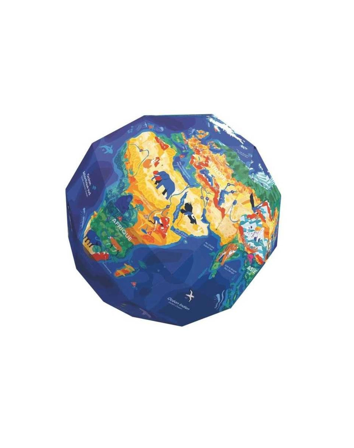 Mon globe à construire - Poppik