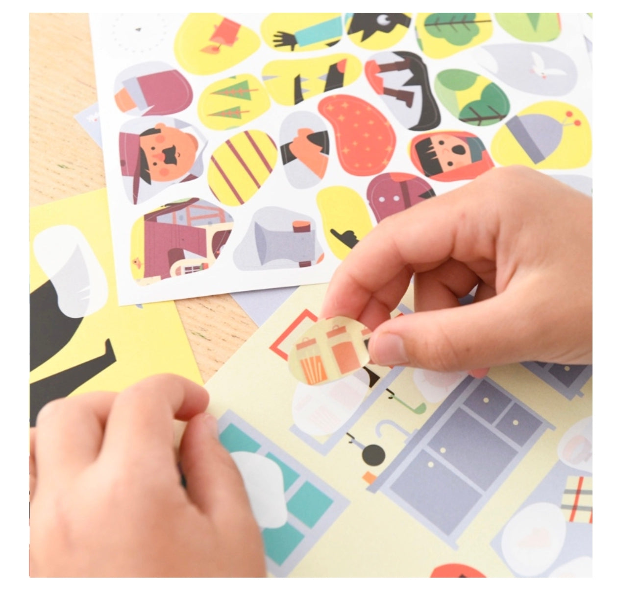 Conte en stickers - Hansel & Gretel - Poppik