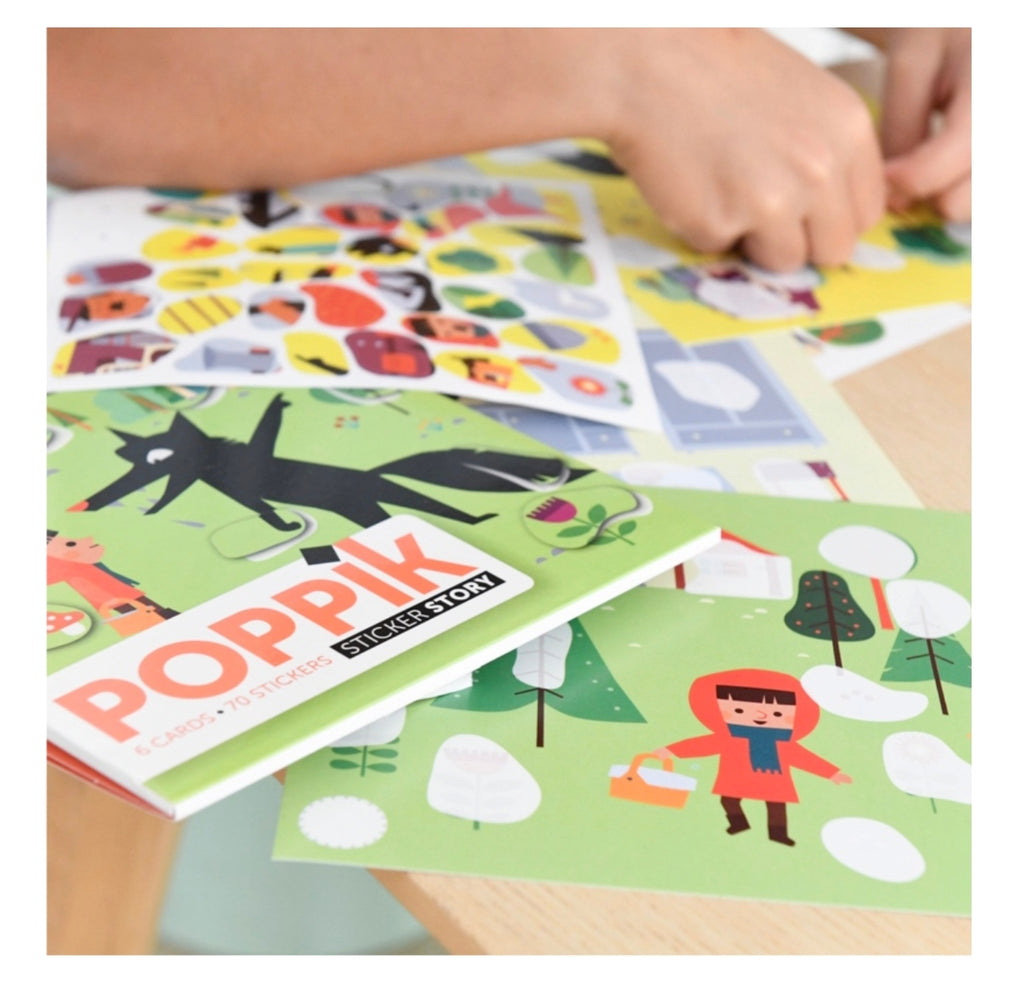 Conte en stickers - Hansel & Gretel - Poppik