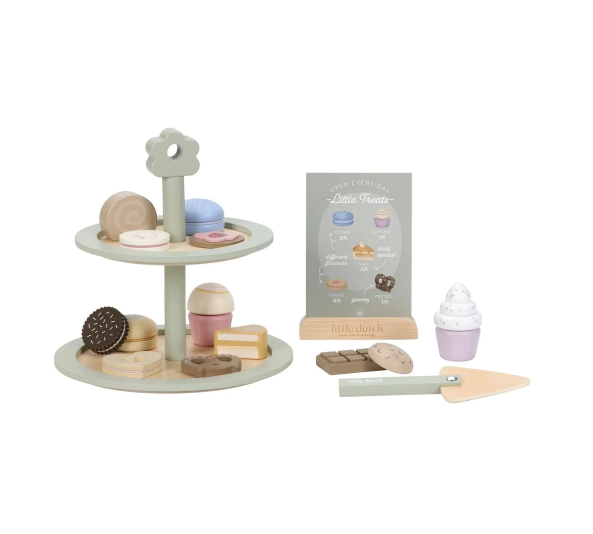 Présentoir à pâtisseries en bois - Little Dutch