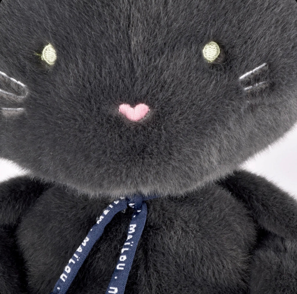 Peluche chat Méloé 56 cm - Noir Anthracite - Maïlou