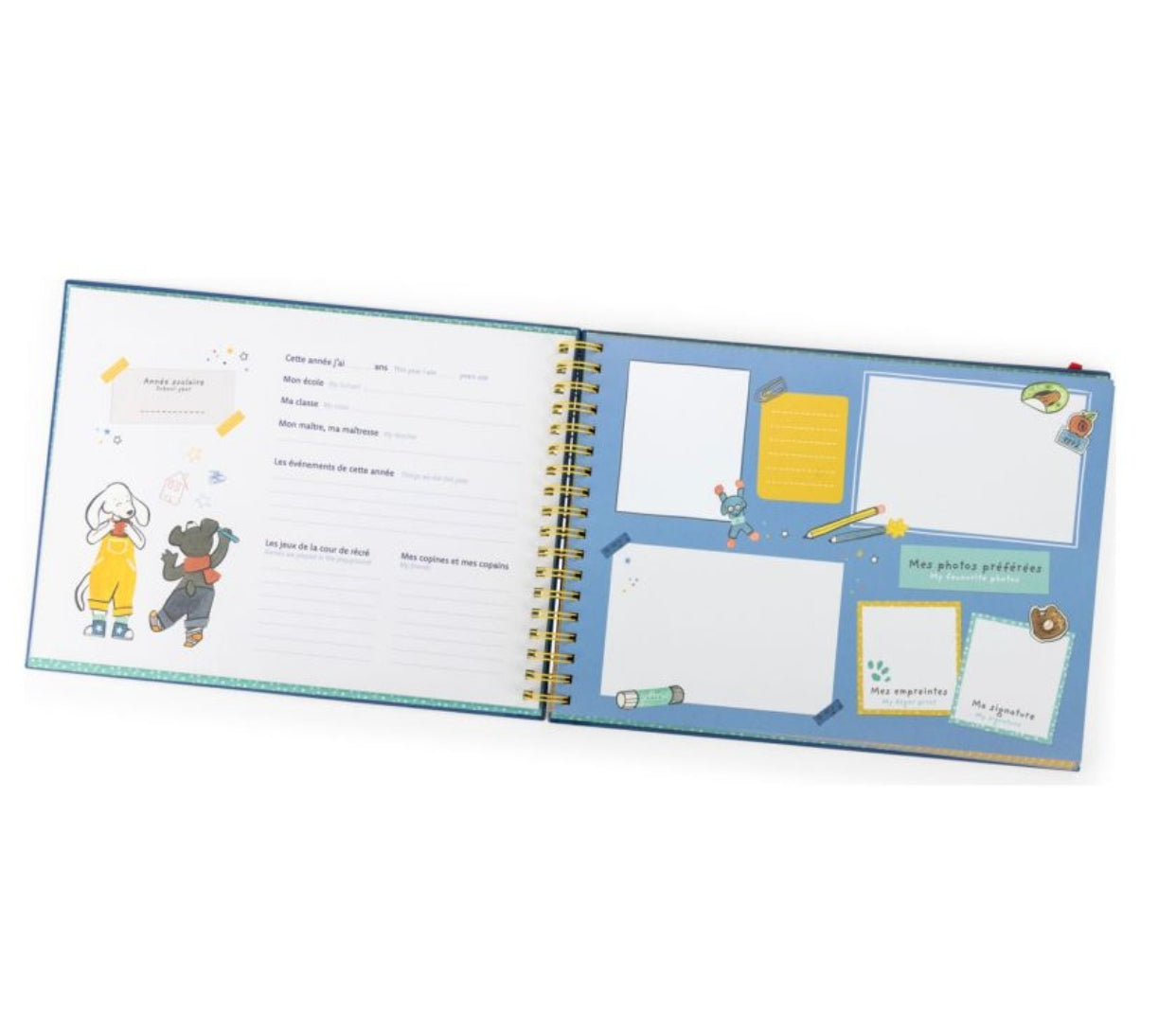 Souvenirs d'école  Puce & Pilou - Moulin Roty -